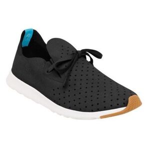 Native Apollo Moc - Jiffy Black / Shell
White / Natural Rubber size W8 like new
